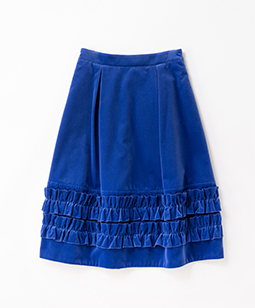 Cotton velvet lampshade-skirt