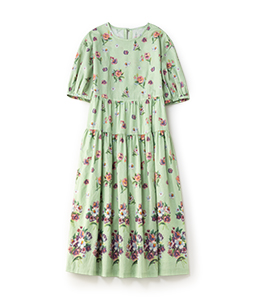 Viola garden puffy dress