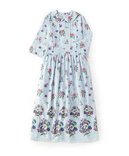 Viola garden round collar dress