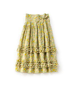 Meadow song frill trimming skirt