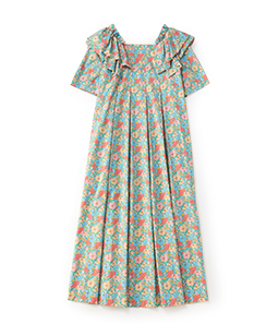 Meadow song shoulder frill dress