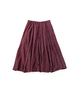 Ribbon jacquard fluffy skirt