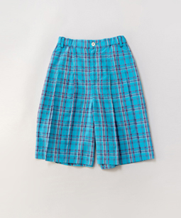French madras culotte pants
