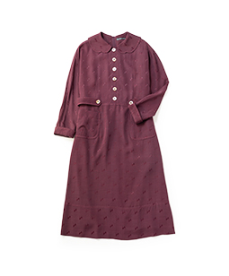 Ribbon jacquard working dress