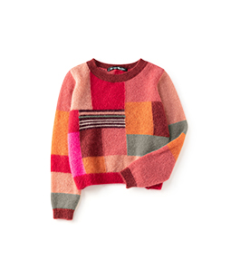 Kid mohair color palette sweater