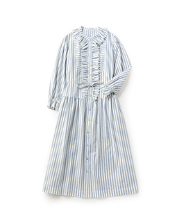 Vintage stripe Edwardian dress