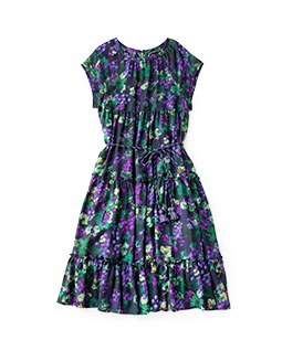 Grape palace tiered dress