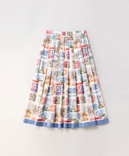Memories of Paris tuck skirt