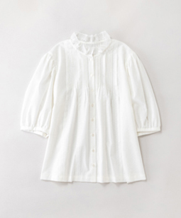 Lace-trim blouse
