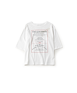 Drop shoulder Anniversary T-shirt