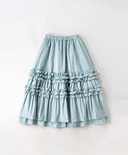Memory taffeta decoration skirt