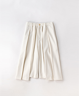 Mockrody jersey pleats pants