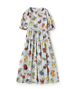 Fruits dictionary tiered  dress