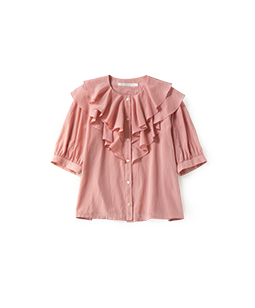 Ruffle collar blouse