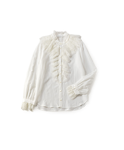 Leavers lace cedric blouse