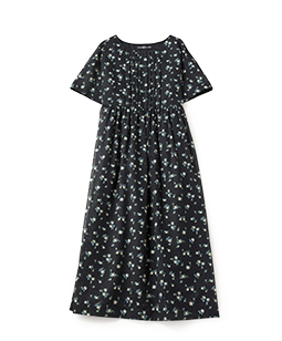 Shiny flowers tablier dress