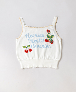 Berries meet cherries knit camisole