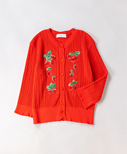 Berries meet cherries cardigan