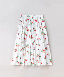 Berries meet cherries tuck skirt