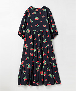 Berries meet cherries tiered dress