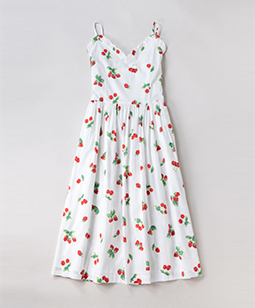 Berries meet cherries strap dress