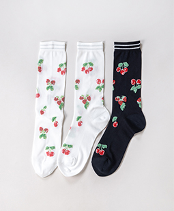 Berries meet cherries socks