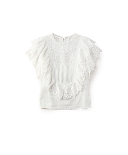 Eyelet lace blouse