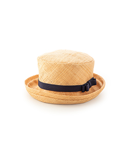 Raffia cloth HAT