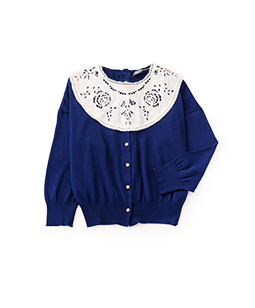 Puritan collar cardigan