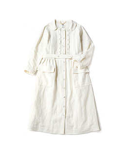 Herringbone peasant coat onepiece