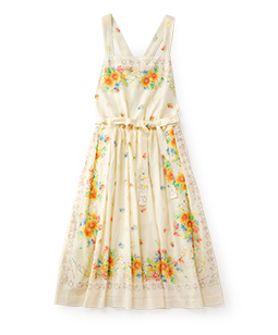 Sunflowers apron dress