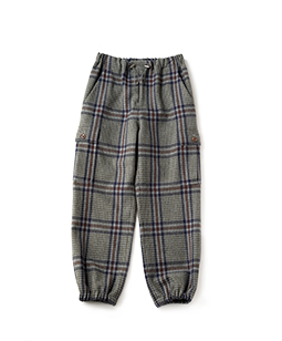 Glen check tweed hunting pants