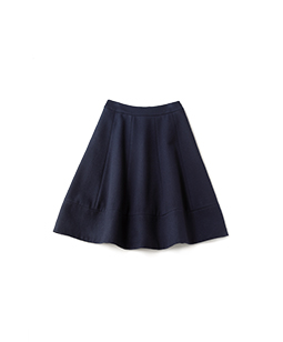 Lamb melton cocoon skirt