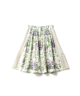 Crematis garden side lace skirt