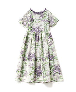 Crematis garden sheer dress