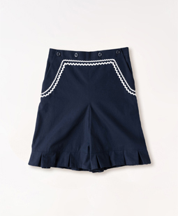 French marine half pants