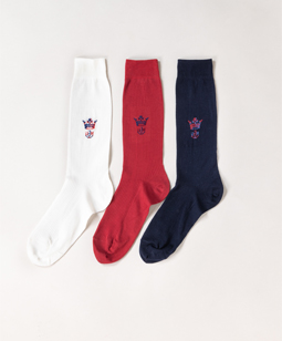 Crown logo crew socks