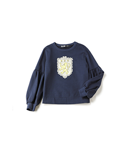 Lyon’s Lion puff sleeves sweat shirt