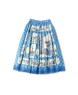 Croix-rousse tuck gather skirt