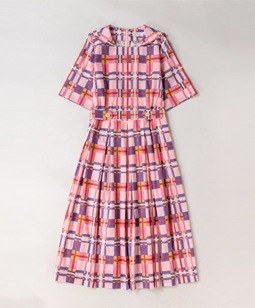 Florie marine collar dress