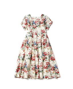 Flower parlour gored dress