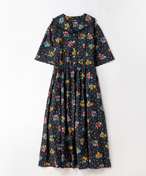 Dots and Flowers 40's dress