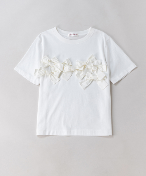 Multiple ribbons T-shirt