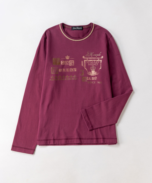 Shiny logotypes pullover