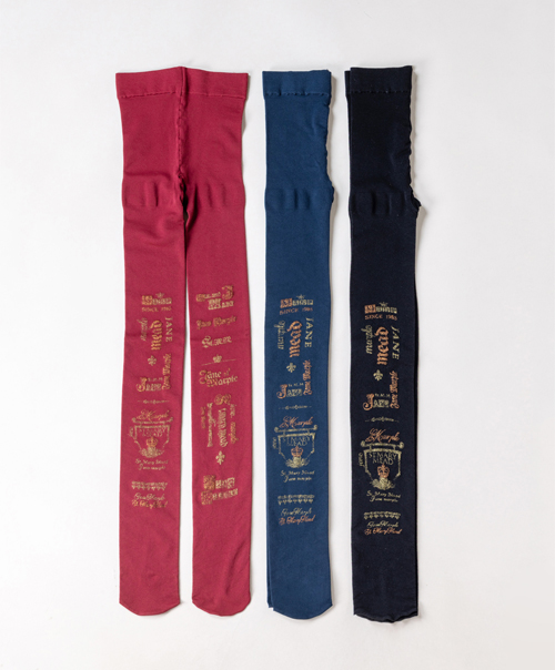 Shiny logotypes tights