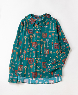 Keys collection tuck collar shirt