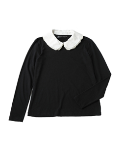 T-cloth cinq collar pullover