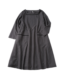 GIZA stripe tablier dress