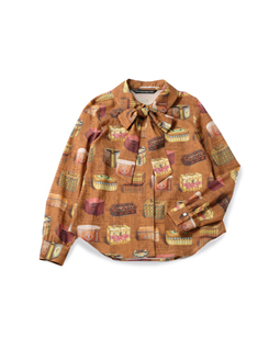 Vintage Biscuits Can blouse 
