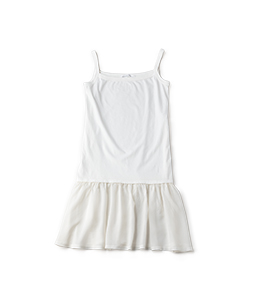 Soft T-cloth & voile camisole dress